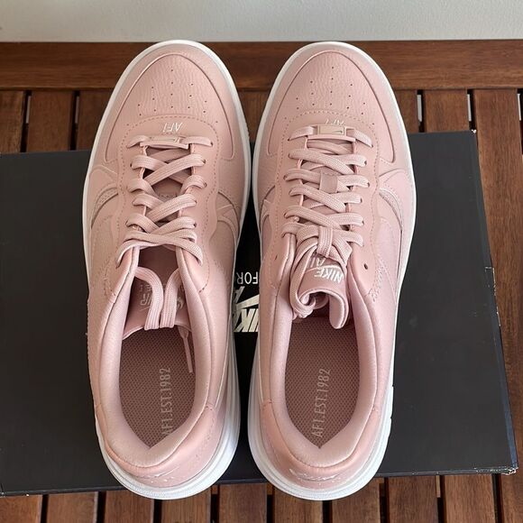 Nike Air Force 1 PLT.AF.ORM Pink Oxford USA Women 9/UK 6.5/EU 40.5 (DJ9946-602) - Picture 9 of 11
